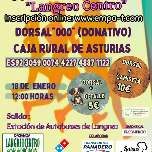 IV CARRERA-MARCHA CONTRA EL CÁNCER LANGREO CENTRO