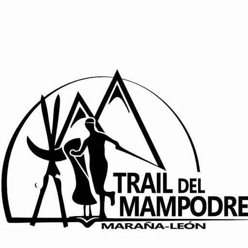 Logo Trail del Mampodre_blanco y negro