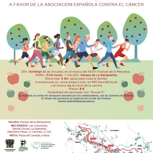 CARRERA SOLIDARIA POPULAR ENTREMANZANAS A FAVOR DE LA ASOCIACIÓN ESPAÑOLA CONTRA EL CÁNCER 2025